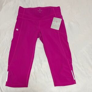 Athleta Fuchsia Capri Leggings